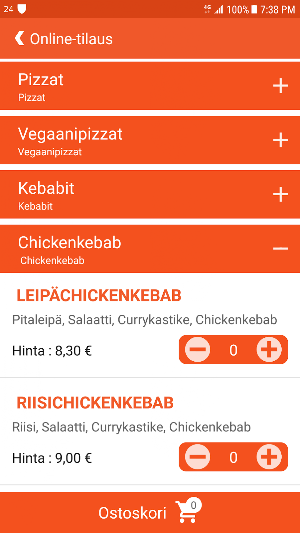 Pizza Service Mankkaa Screenshot 2
