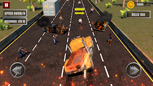 Zombie highway racing games 3D Screenshot 0