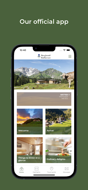 Berghotel Körbersee Screenshot 0
