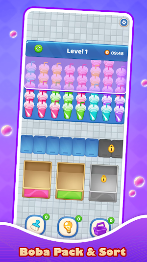 Boba Pack & Sort Screenshot 0