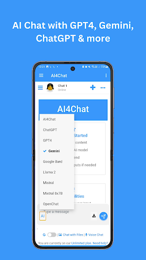 AI4Chat: Chat/Art/Music/Video Screenshot 0
