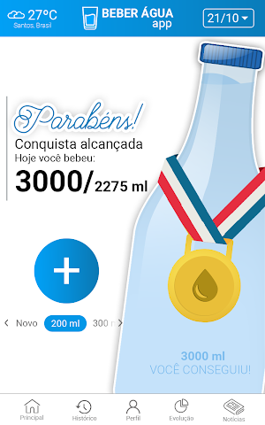 Beber Agua - Alerta, Lembrete  Screenshot 0