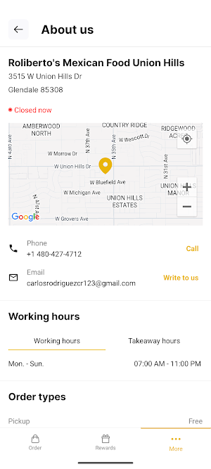 Roliberto's Mexican Food Screenshot 1