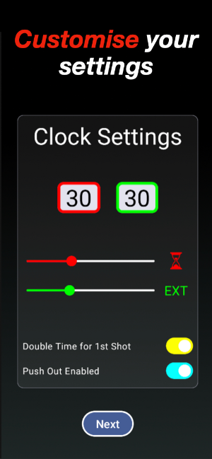 Shot Clock Pool /Snooker Timer Screenshot 2