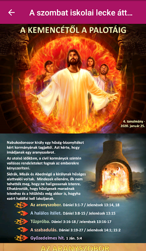 Hungarian Sabbath School Lesson Screenshot 3