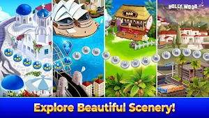 Solitaire TriPeaks: Grand Tour Screenshot 1