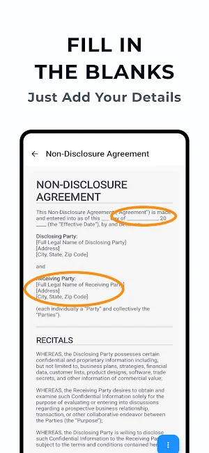 Contract Maker: Legal Draft Screenshot 3