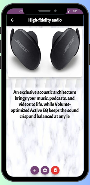 Bose QuietComfort guide Screenshot 2