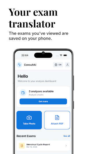 ConsultAi: Lab Test Translator Screenshot 0