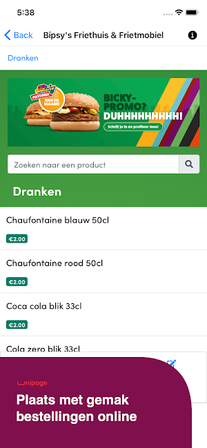 Bipsys friethuis & frietmobiel Screenshot 1