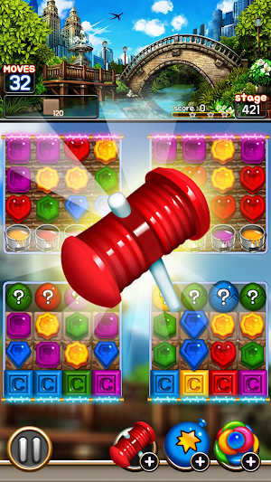 Jewel Royal Garden: Match 3 gem blast puzzle Screenshot 3