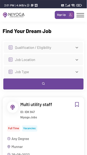NIYOGA JOBS Screenshot 2