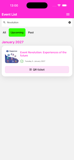 Event Vision Screenshot 1