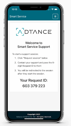 ADTANCE Smart Service Screenshot 2