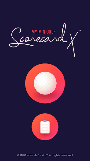 My Minigolf Scorecard X Screenshot 0