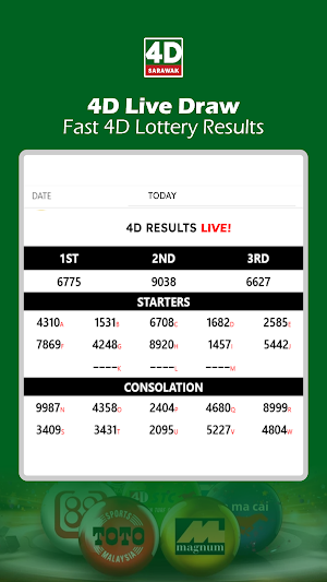 Sarawak 4D: Results & Forecast Screenshot 3