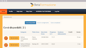 Beta Formazione Screenshot 2