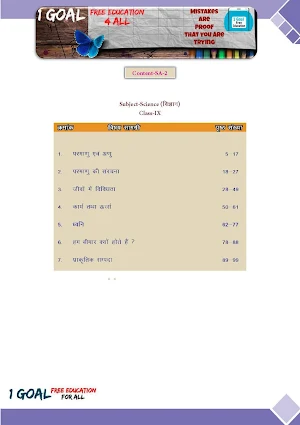 Class 9th Science Term-2 Hindi Medium Screenshot 1