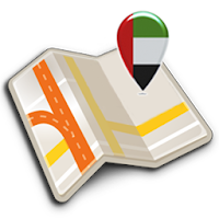 Map of UAE offline