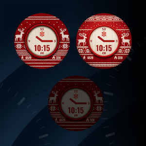Snow Knit Watch Face Screenshot 2