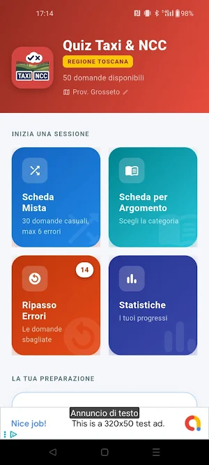 Quiz Taxi & NCC Toscana Screenshot 0