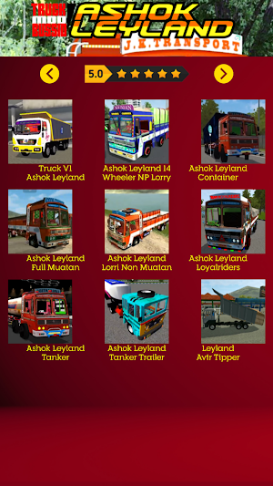Truck Mod Bussid Ashok Leyland Screenshot 2