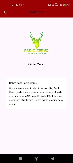 Rádio Cervo Screenshot 1