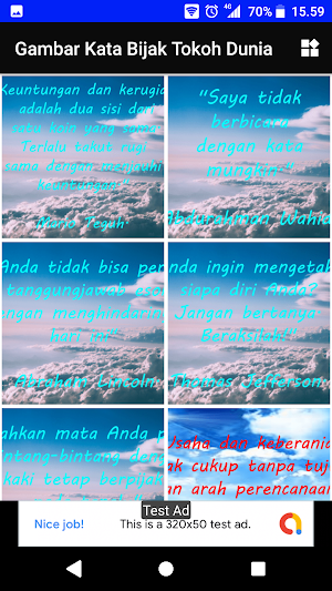 Gambar Kata Bijak Tokoh Dunia Screenshot 1