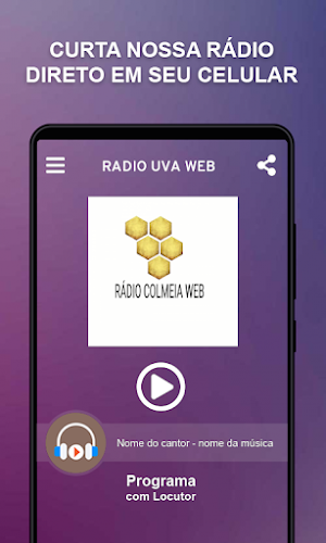 Rádio Uva Web Screenshot 0