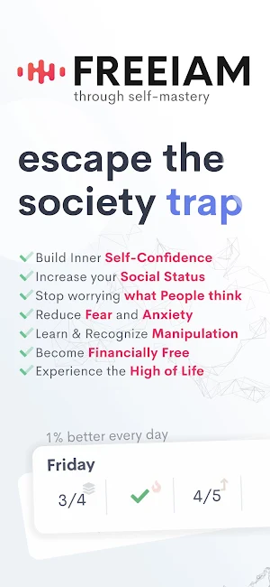 Freeiam: through self-mastery Screenshot 0