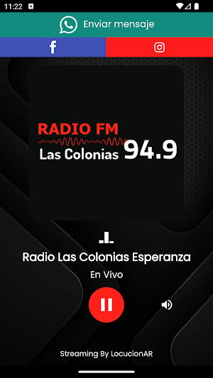 Radio Las Colonias Esperanza Screenshot 0