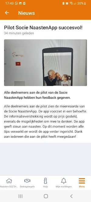 NaastenApp GGZ Drenthe Screenshot 2