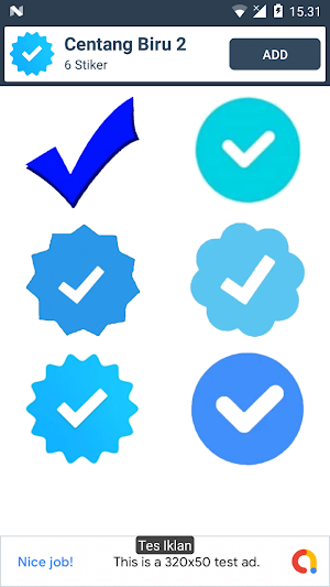 Stiker Wa Centang Biru Screenshot 1
