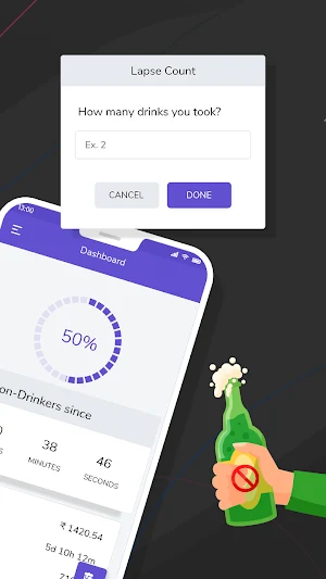 Alcohol Quit Assistant & Helper Screenshot 1