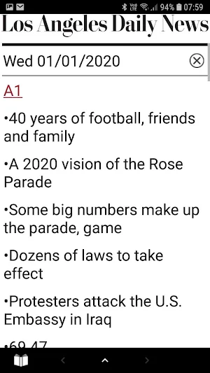 Los Angeles Daily News Screenshot 1