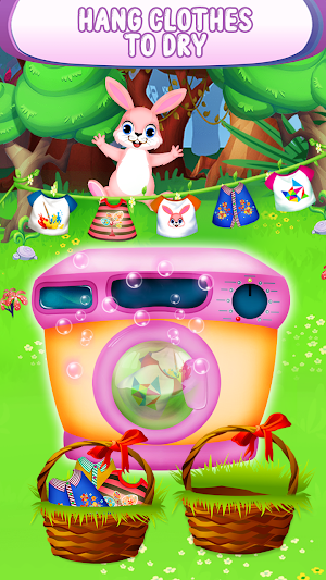 Clothes washing game for girls Screenshot 0