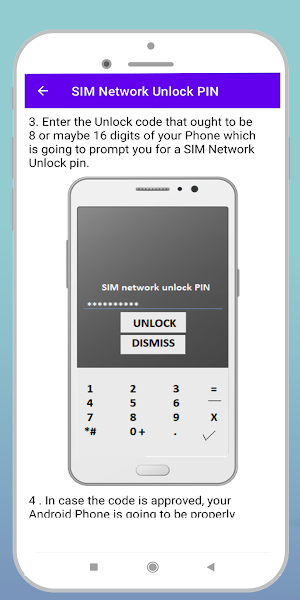Unlock SIM Network Guide Screenshot 0