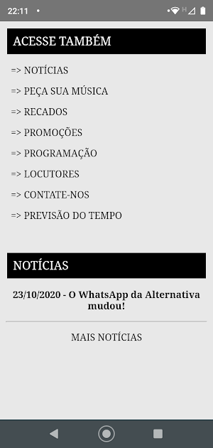 Rádio e TV Alternativa BH FM Screenshot 2