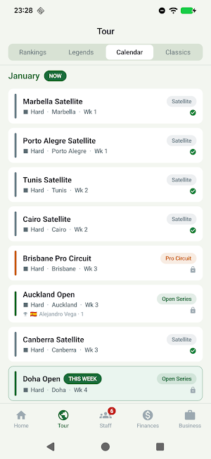 Tennis GOAT Build a Legend Screenshot 1