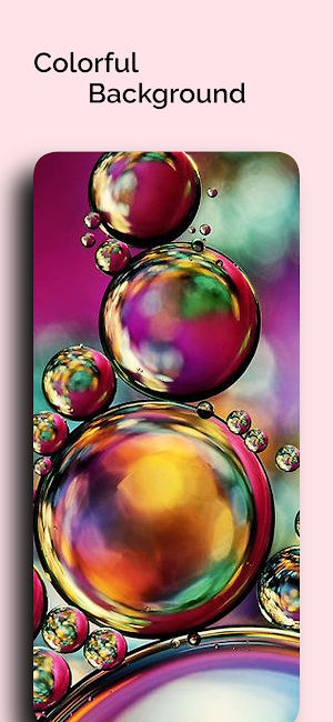Colorful Bubble Wallpaper Screenshot 2