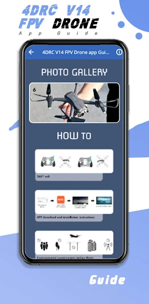 4DRC V14 FPV Drone app Guide Screenshot 0
