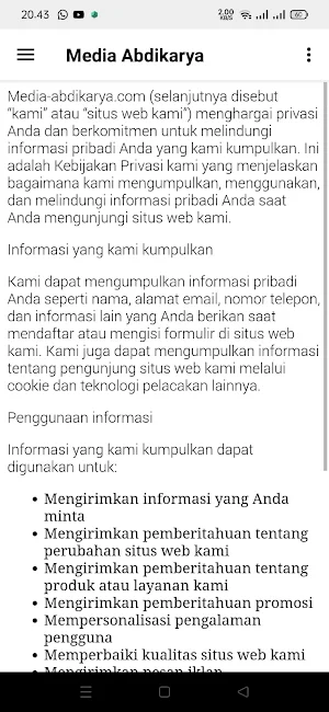 Media Abdikarya Screenshot 0