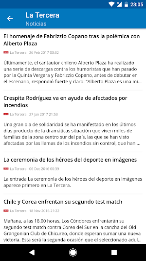 Chile News (Noticias) - Latest News Screenshot 1