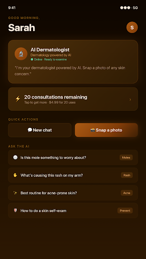 AI Dermatology Screenshot 0