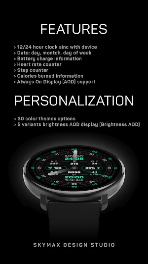 Manticora Watch Face Screenshot 2