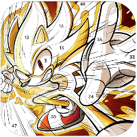 Sonicx Cartoon Color By Number