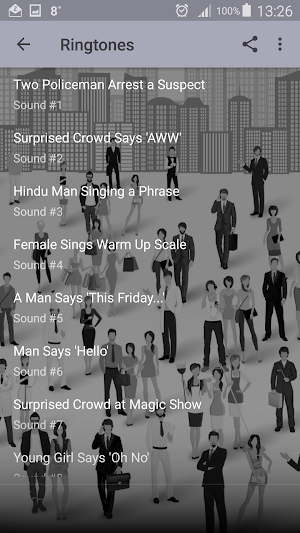 Cool Human Voice Ringtones Screenshot 1