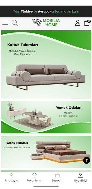 VG Mobilya Home Screenshot 1