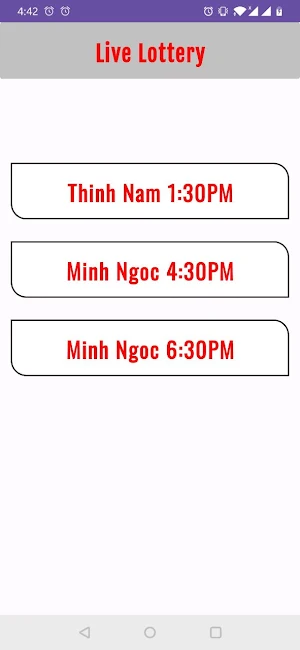 Live Lottery Minh Ngoc Screenshot 1