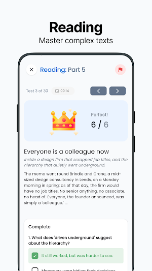 Cambridge® C1 Tests 2026 Screenshot 1